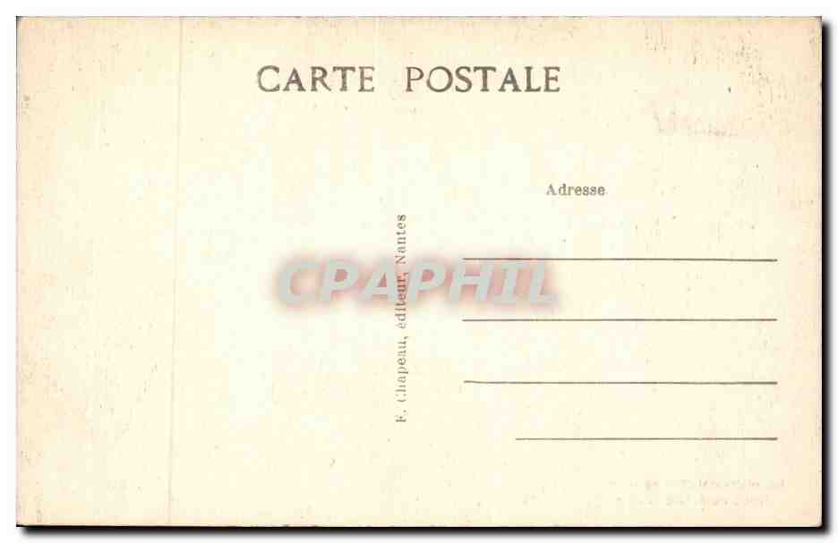 CPA Pornichet Sortie du bois d'amour — Rückseite