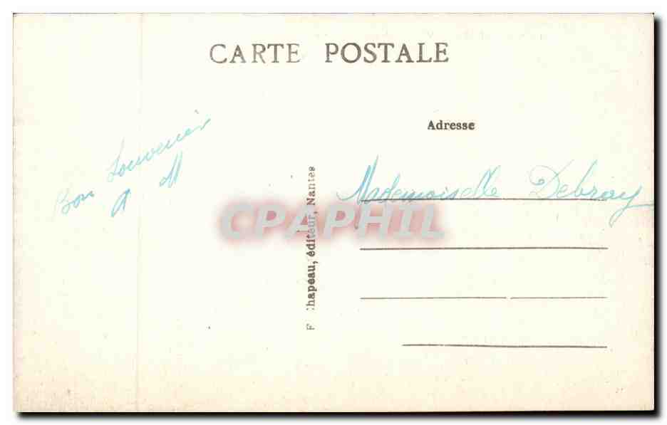 CPA La Baule sur mer Les marais salants — Rückseite