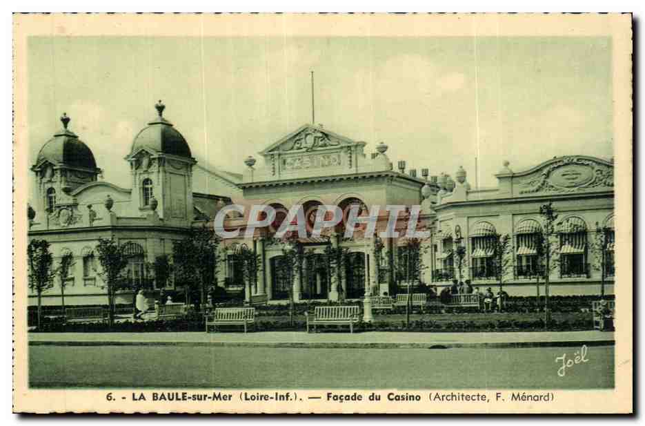 CPA La Baule sur mer Facade de casino
