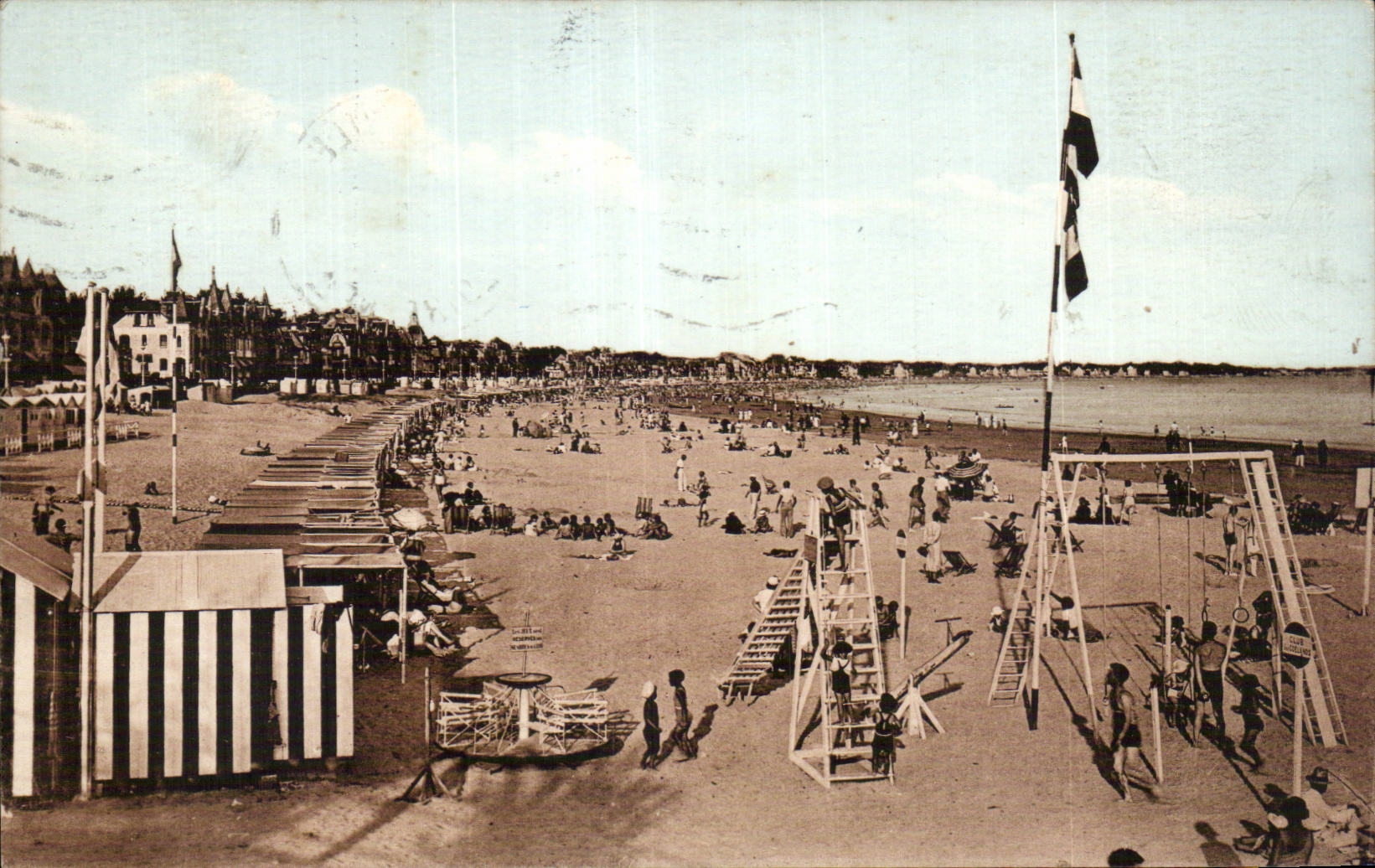 CPA La Baule sur mer Vue generale de la plage