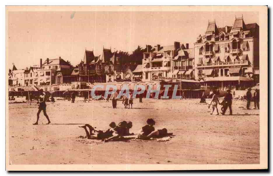 CPA La Baule sur mer La plage et les villas