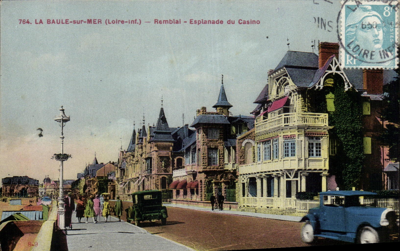 CPA La Baule sur mer Remblai Esplanade du casino
