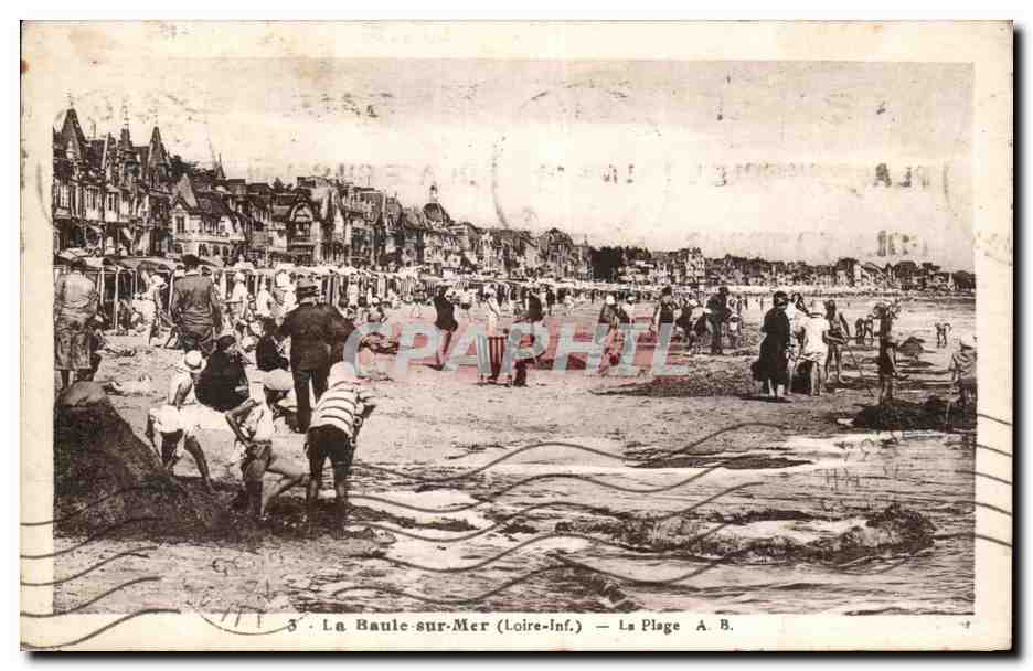 CPA La Baule La plage