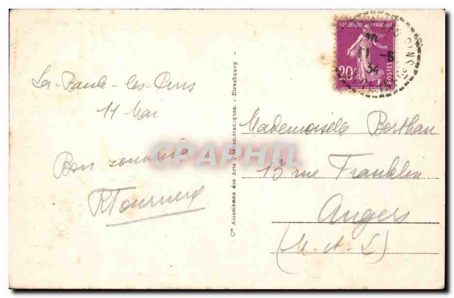 CPA La Baule Le bois d'amour — Verso