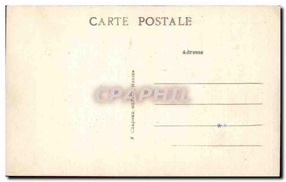 CPA Missillac Chateau de la Bretesche Ensemble sur l'etang — Rückseite