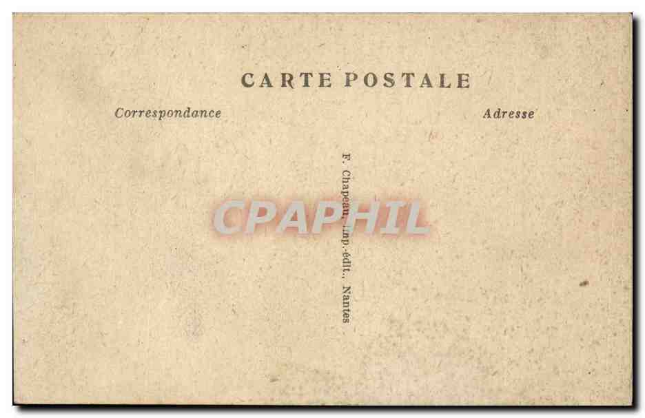 CPA Missillac Chateau de la Bretesche — Rückseite