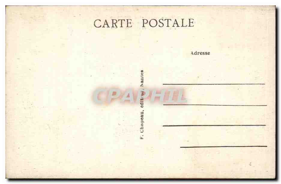 CPA Missillac Chateau de la Bretesche — Rückseite