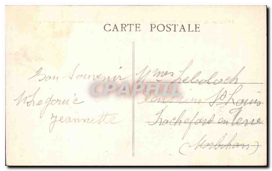 CPA Pelerinage du calvaire de Pontchateau Perspective sur le chemin menant a Golgotha — Rückseite