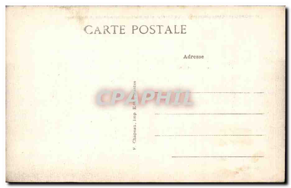 Pontchâteau (Loire-Inf) — Le Chemin et le Mont du Calvaire de la Madeleine — F. Chateau, imp. Éd. Château — Rückseite