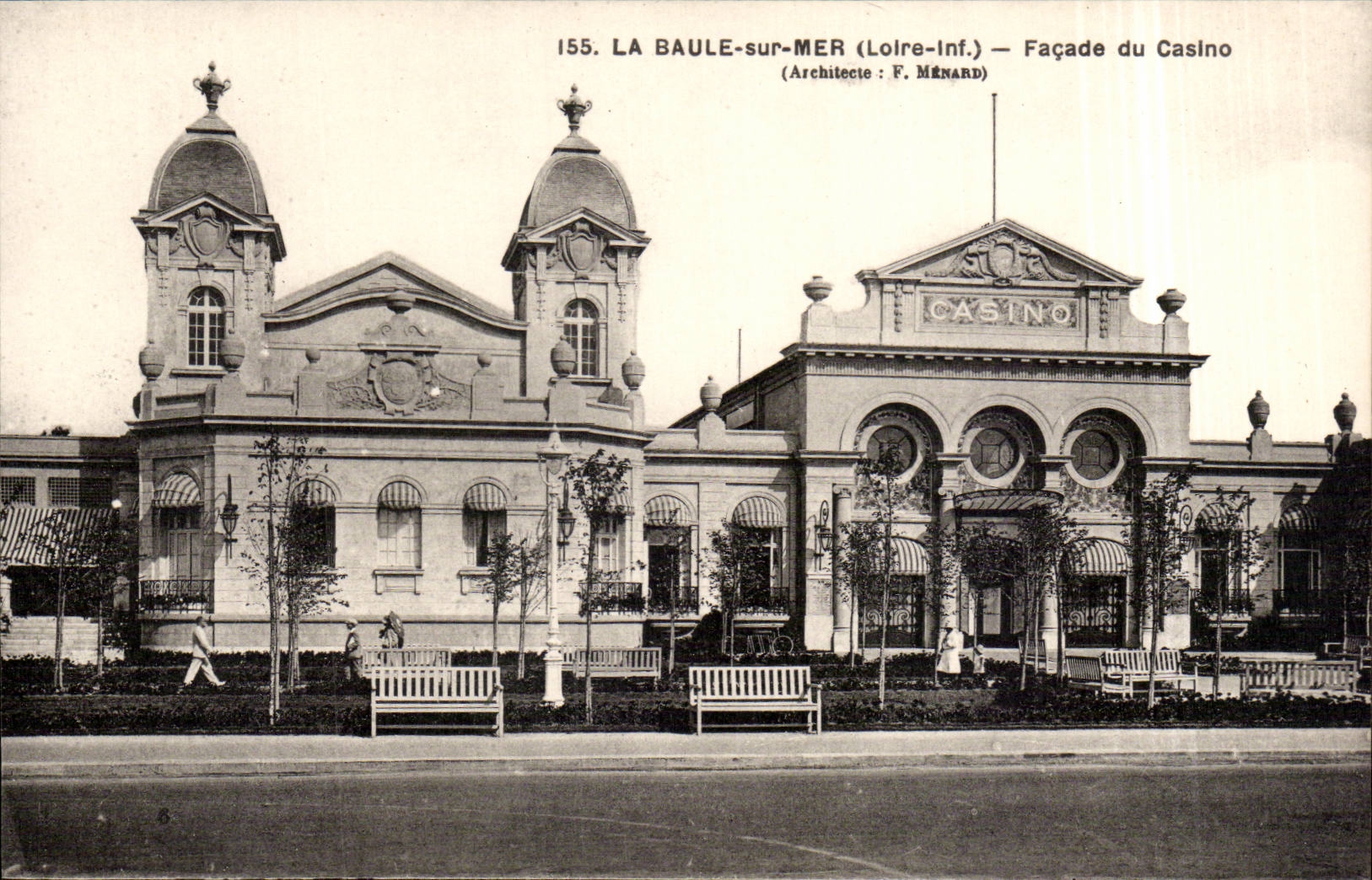 CPA La Baule sur mer Facade du casino
