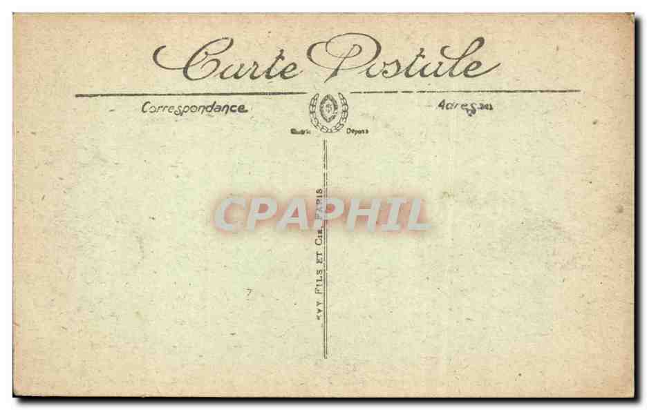 CPA Nantes Le monument des Combattants de 1870  — Rückseite