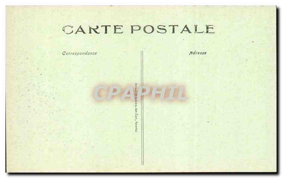 CPA Saint Nazaire Un de nos plus grands transatlantiques dans les bassins bateau — Rückseite
