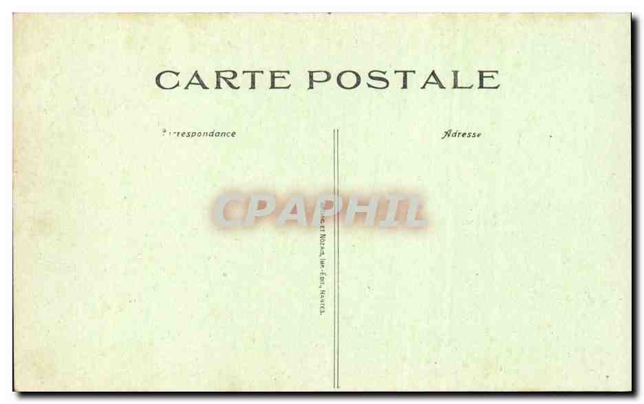 CPA Saint Nazaire L'hotel des postes et des Telegraphes — Rückseite