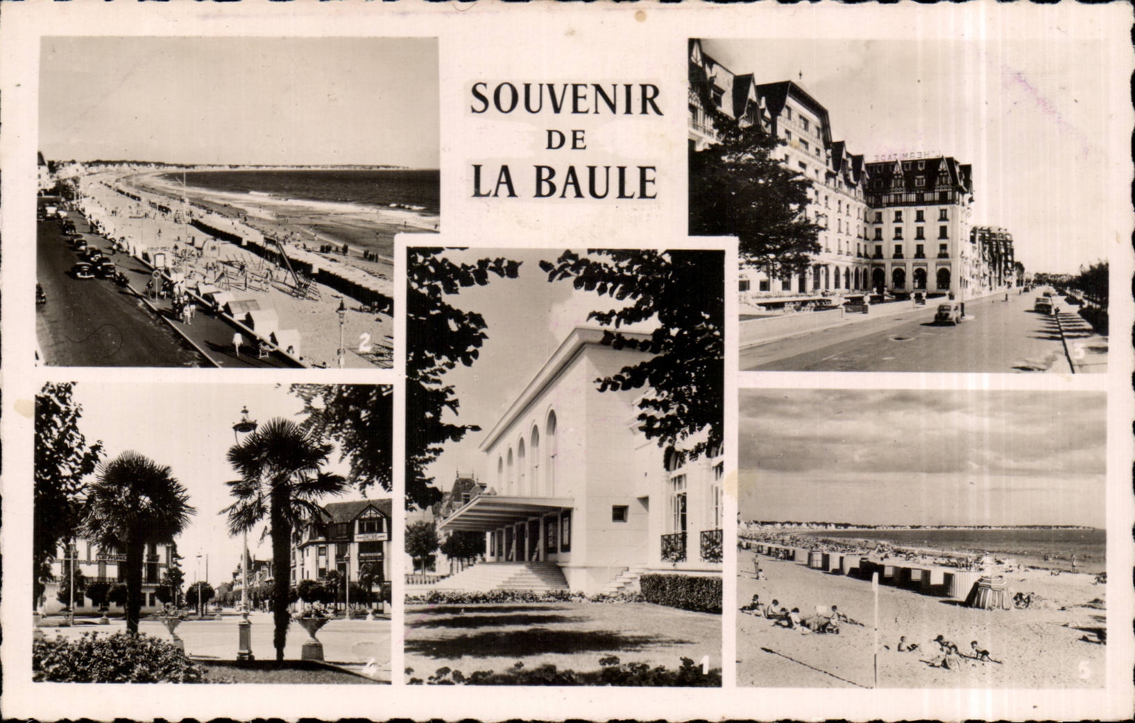 CPA Souvenir de la Baule