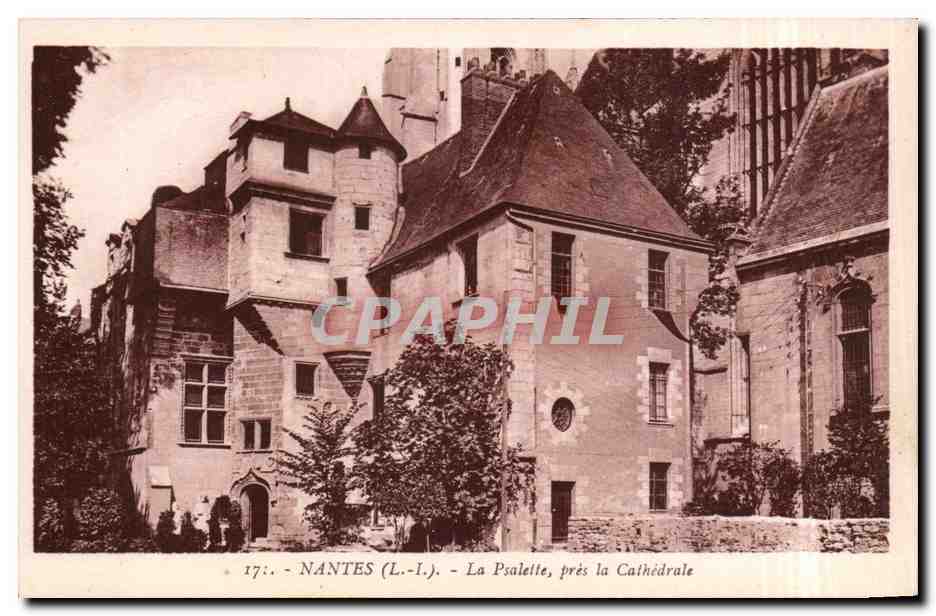 CPA Nantes La psalette pres la cathedrale