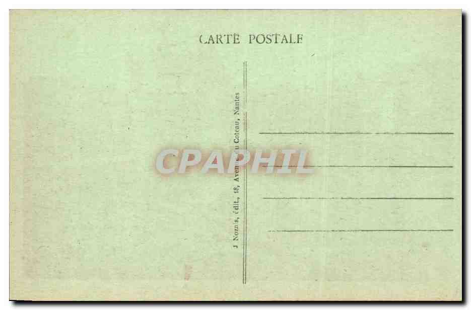 CPA Nantes La psalette pres la cathedrale — Rückseite