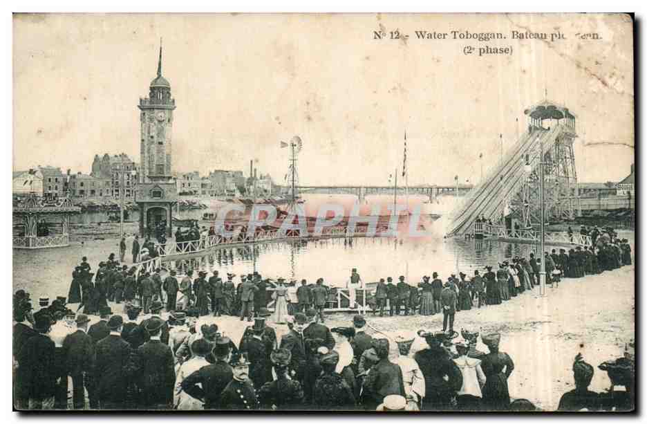 Water Toboggan - Bateau ph. Tenn. (2e phase) — N° 12 — Édition J. MOZANS, Nantes