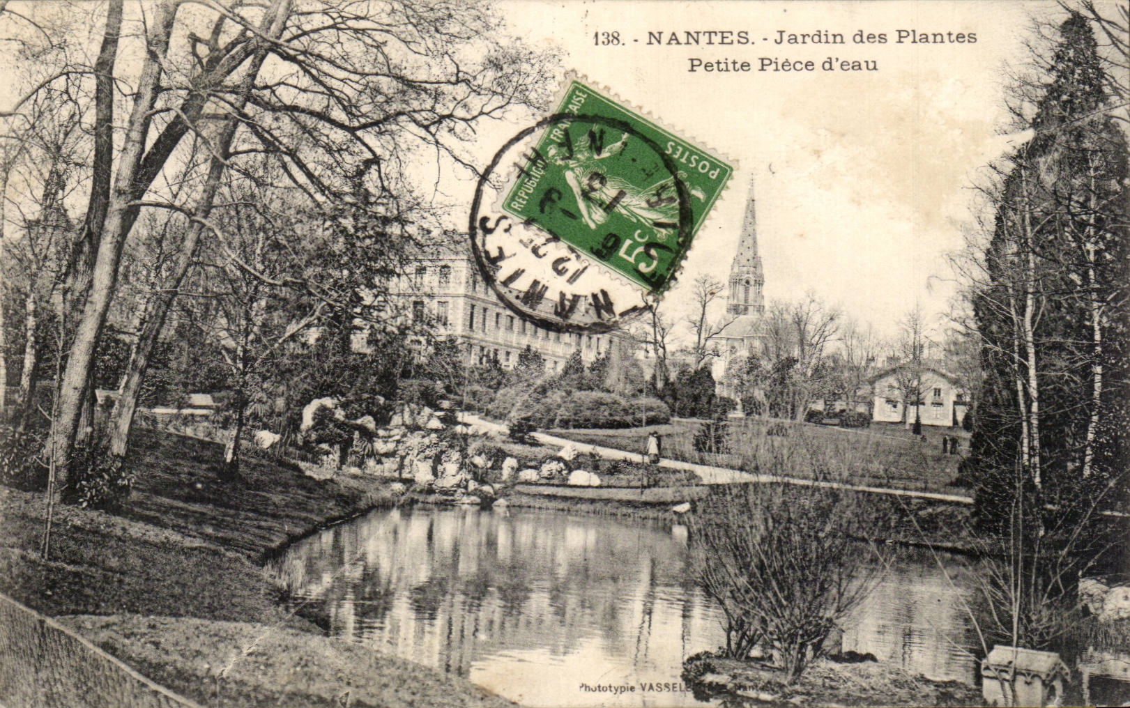 CPA Nantes le jardin des plantes Petite piece d'eau