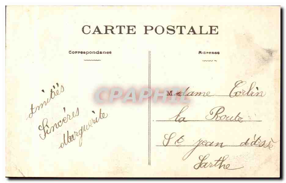 CPA Nantes le jardin des plantes Petite piece d'eau — Rückseite
