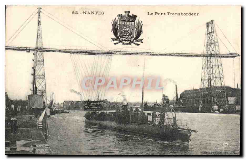 NANTES — Le Pont Transbordeur — Éditeur : P. Vaché