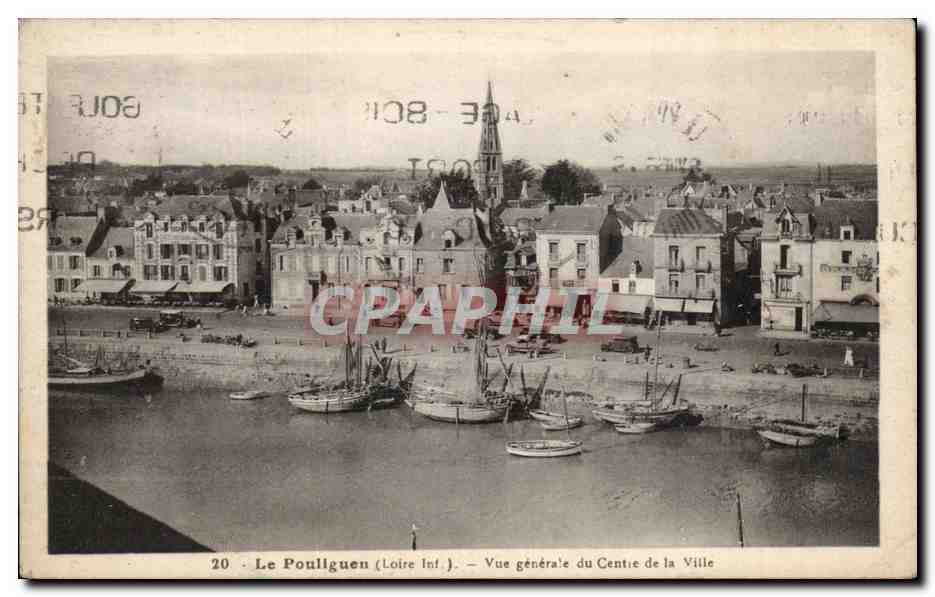 CPA Le Pouliguen Vue generale du centre de la ville