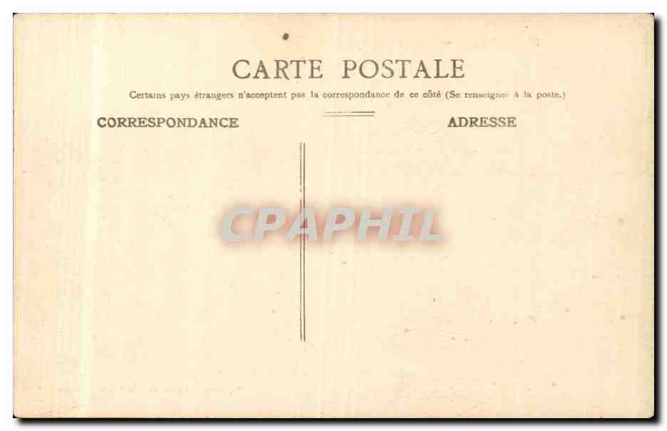 CPA Nantes La place royale — Verso