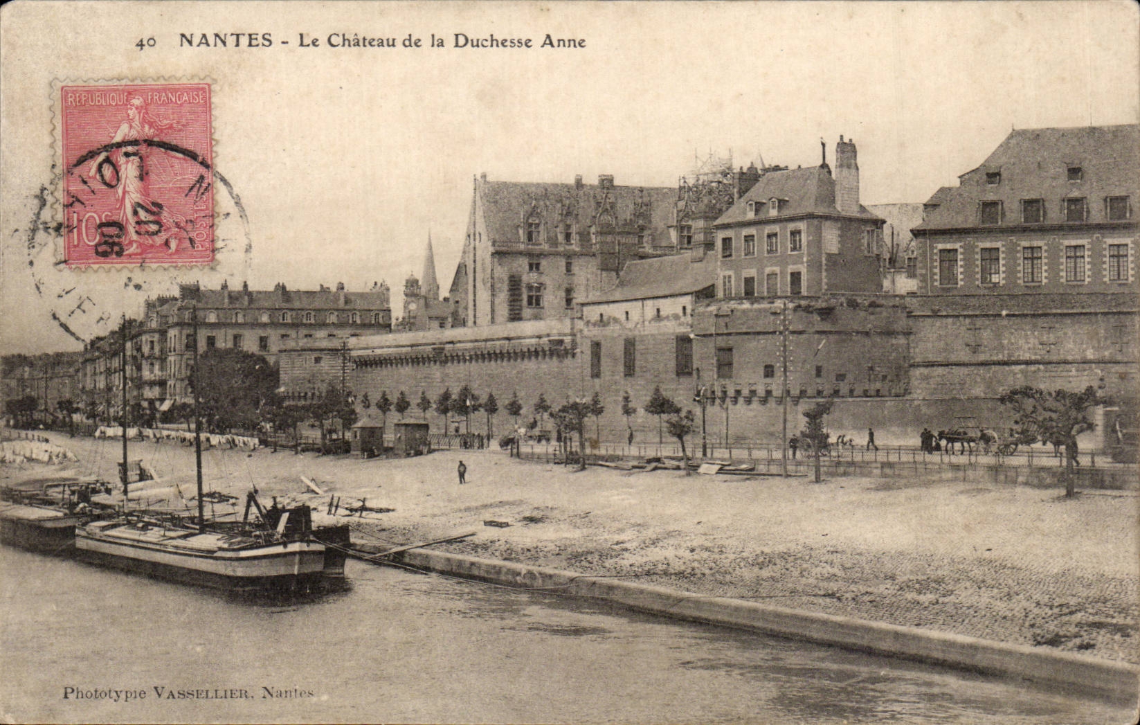 CPA Nantes Le chateau de la duchesse Anne