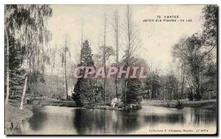 CPA Nantes Jardin des plantes Le lac