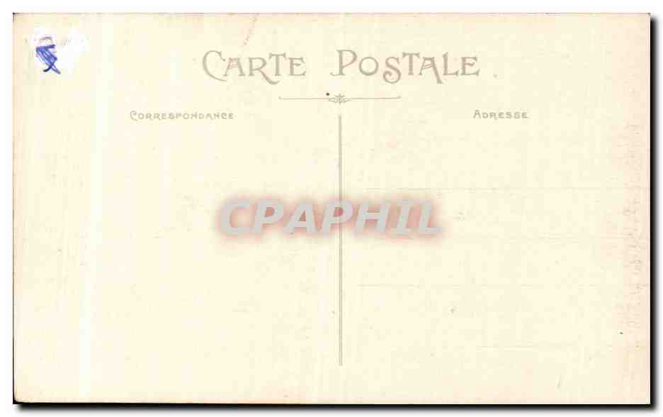 CPA Nantes Jardin des plantes Le lac — Rückseite