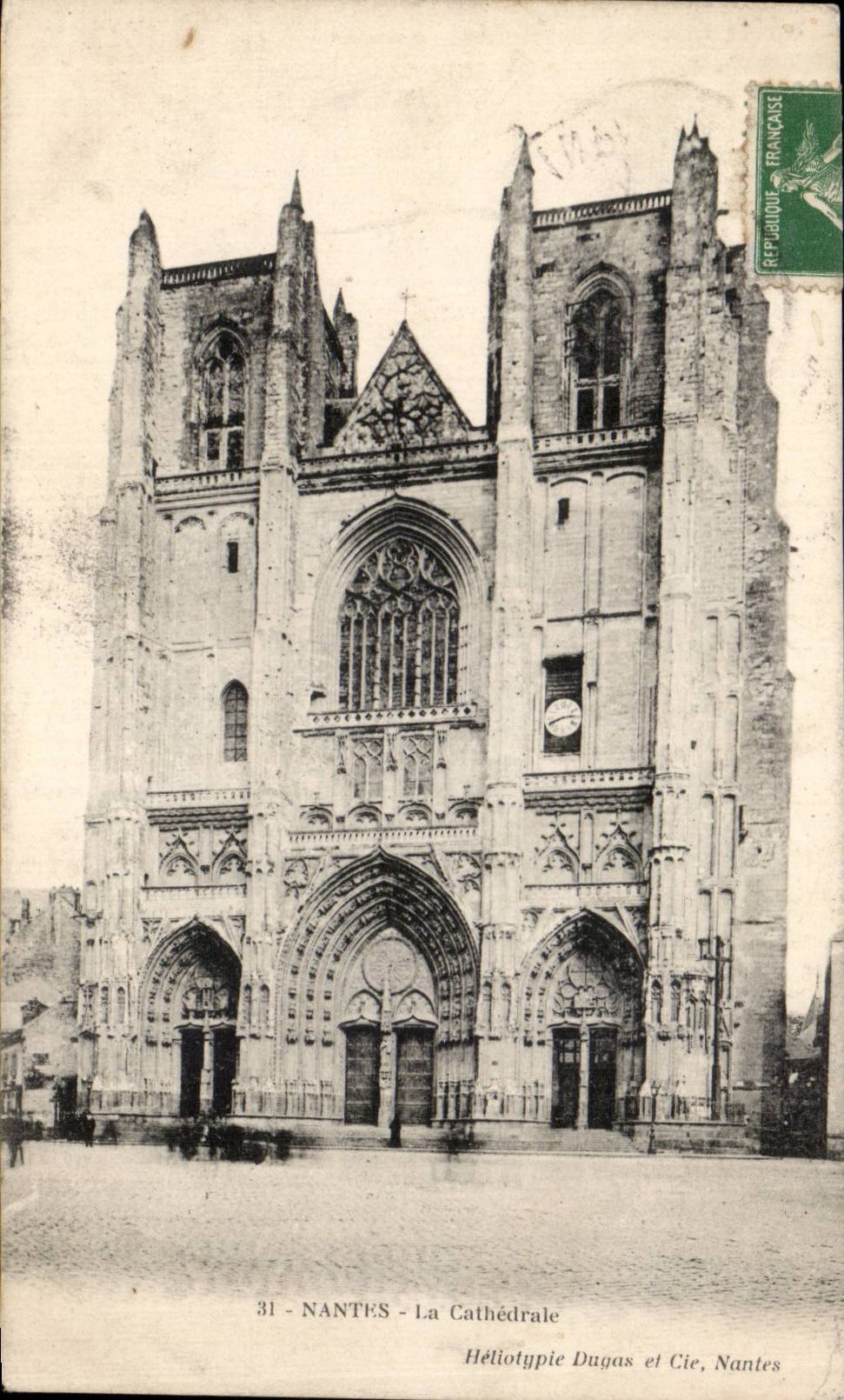 CPA Nantes La cathedrale