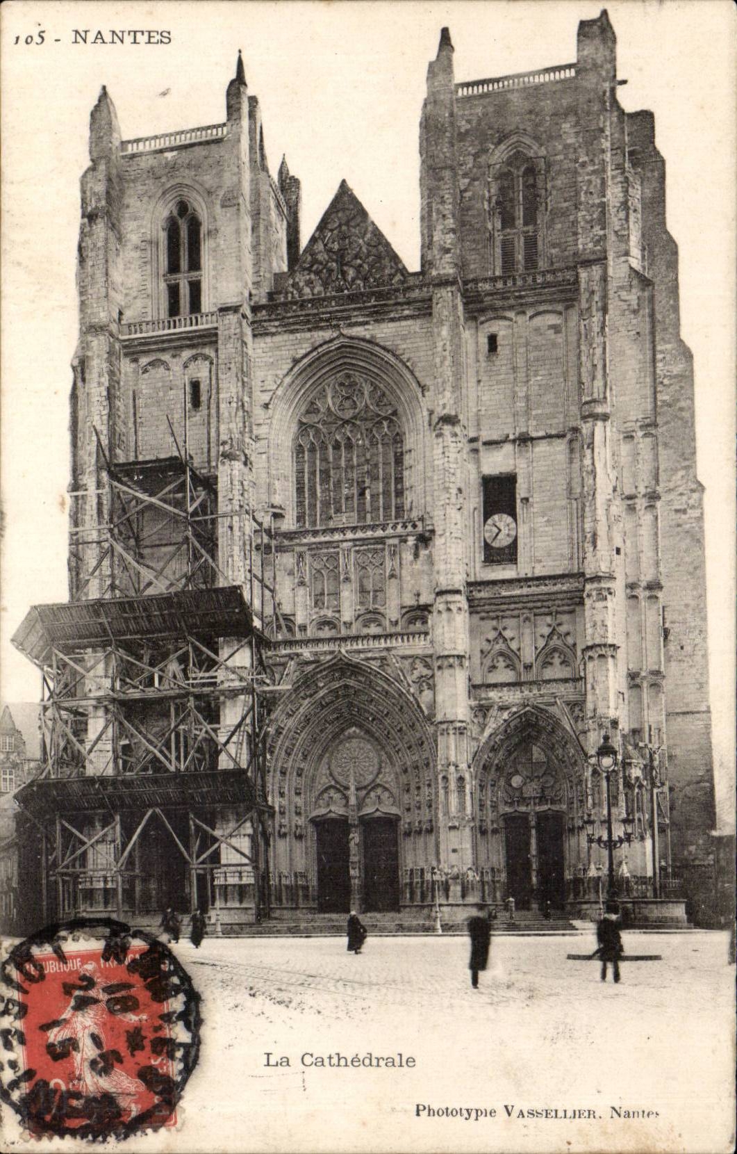 CPA Nantes La cathedrale