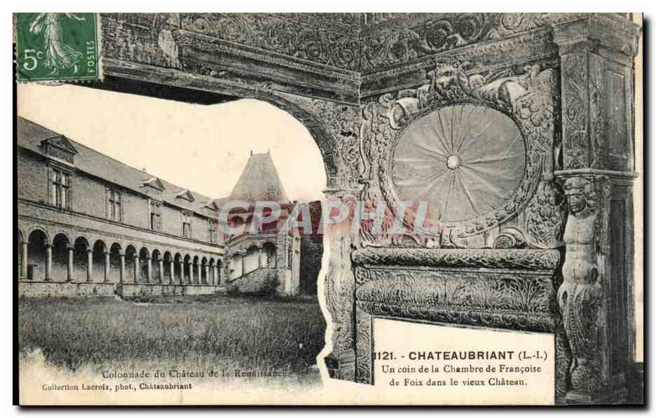 Chateaubriant CPA Un coin de la chambre de Francois de Foix dans le vieux chateau