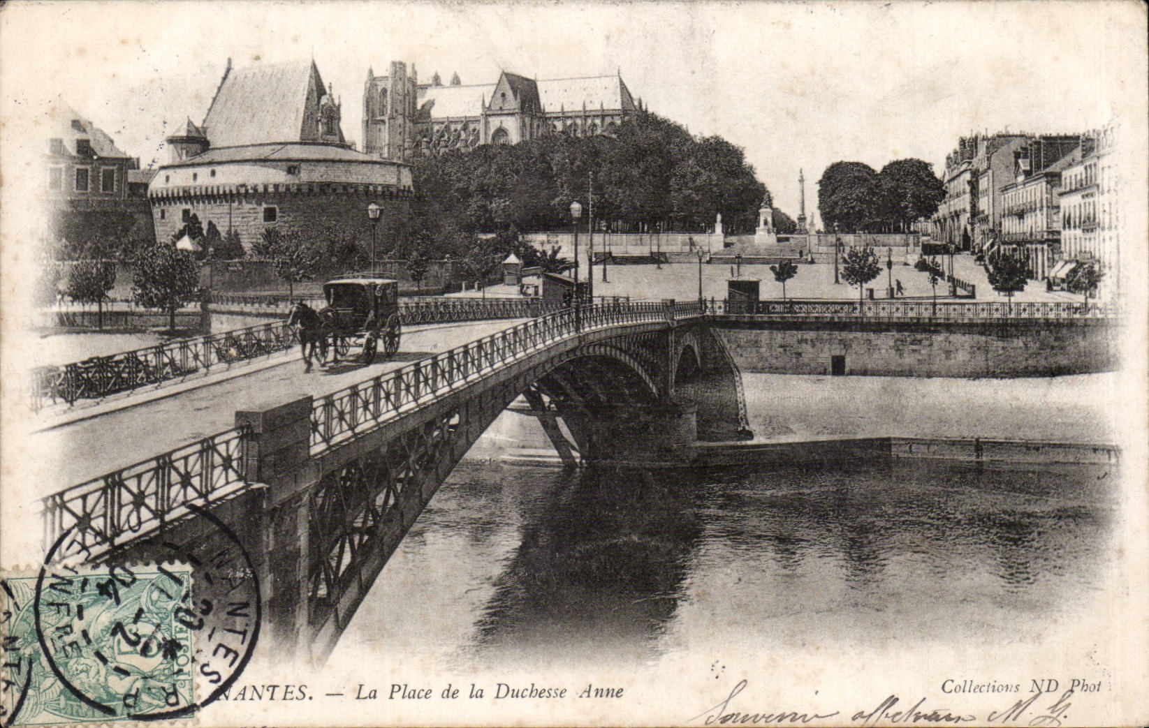 CPA Nantes La place de la duchesse Anne