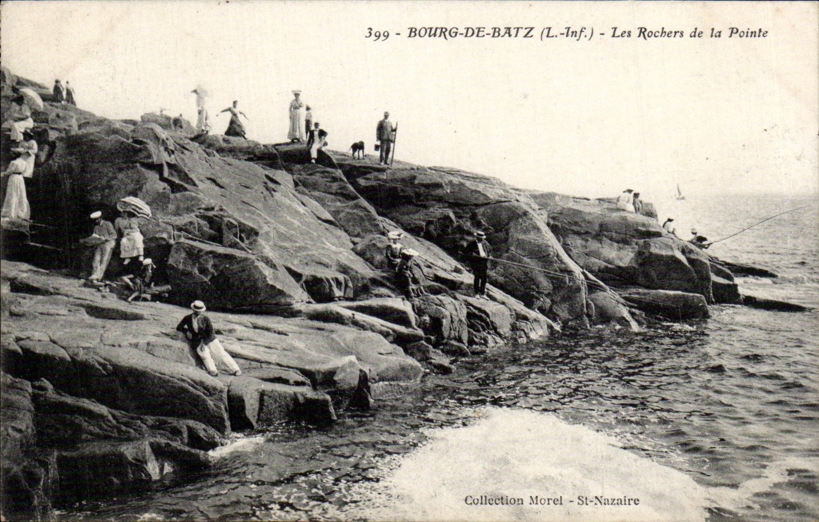 CPA Bourg de Batz Les rochers de la pointe