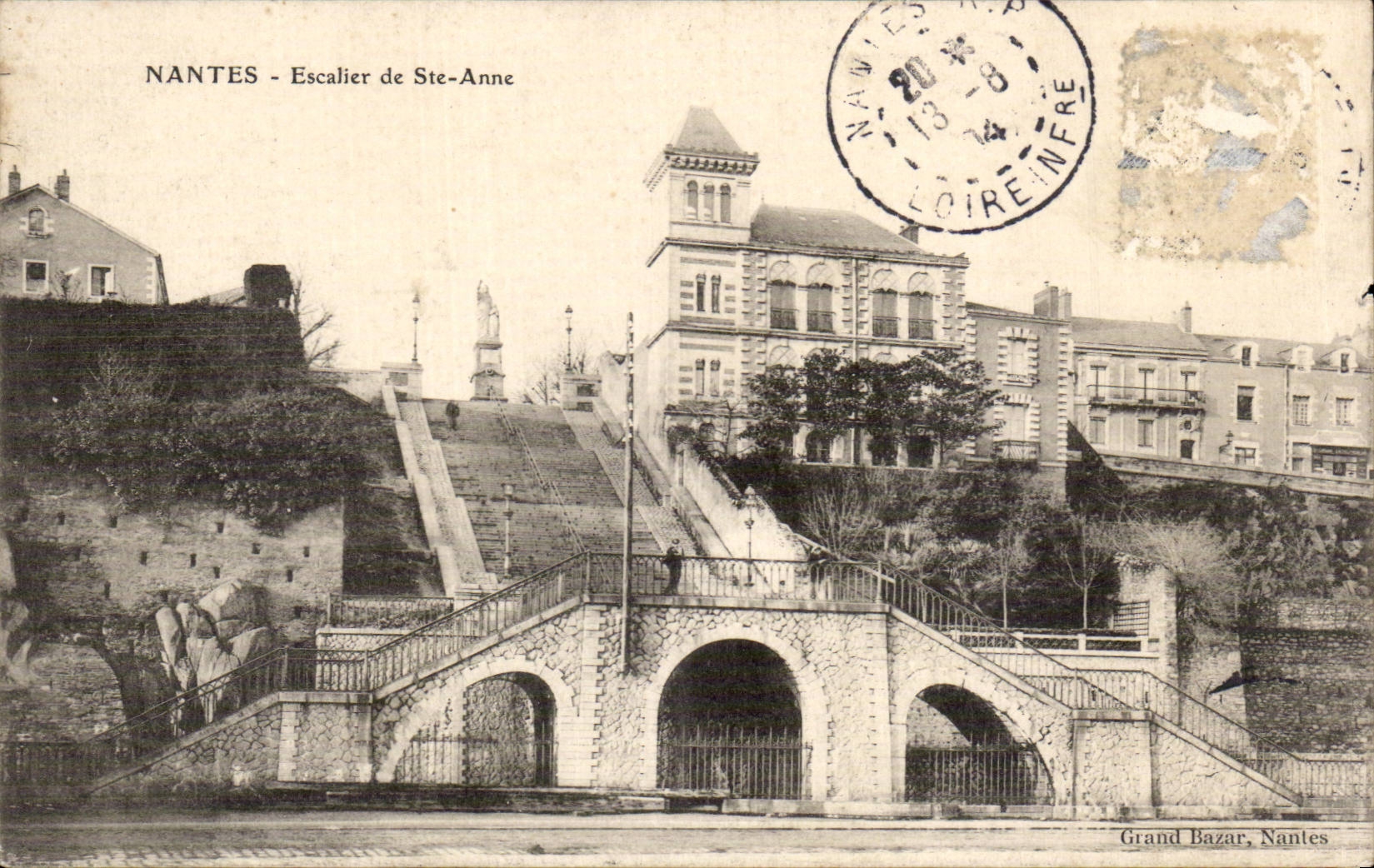 CPA Nantes Escalier de Ste Anne