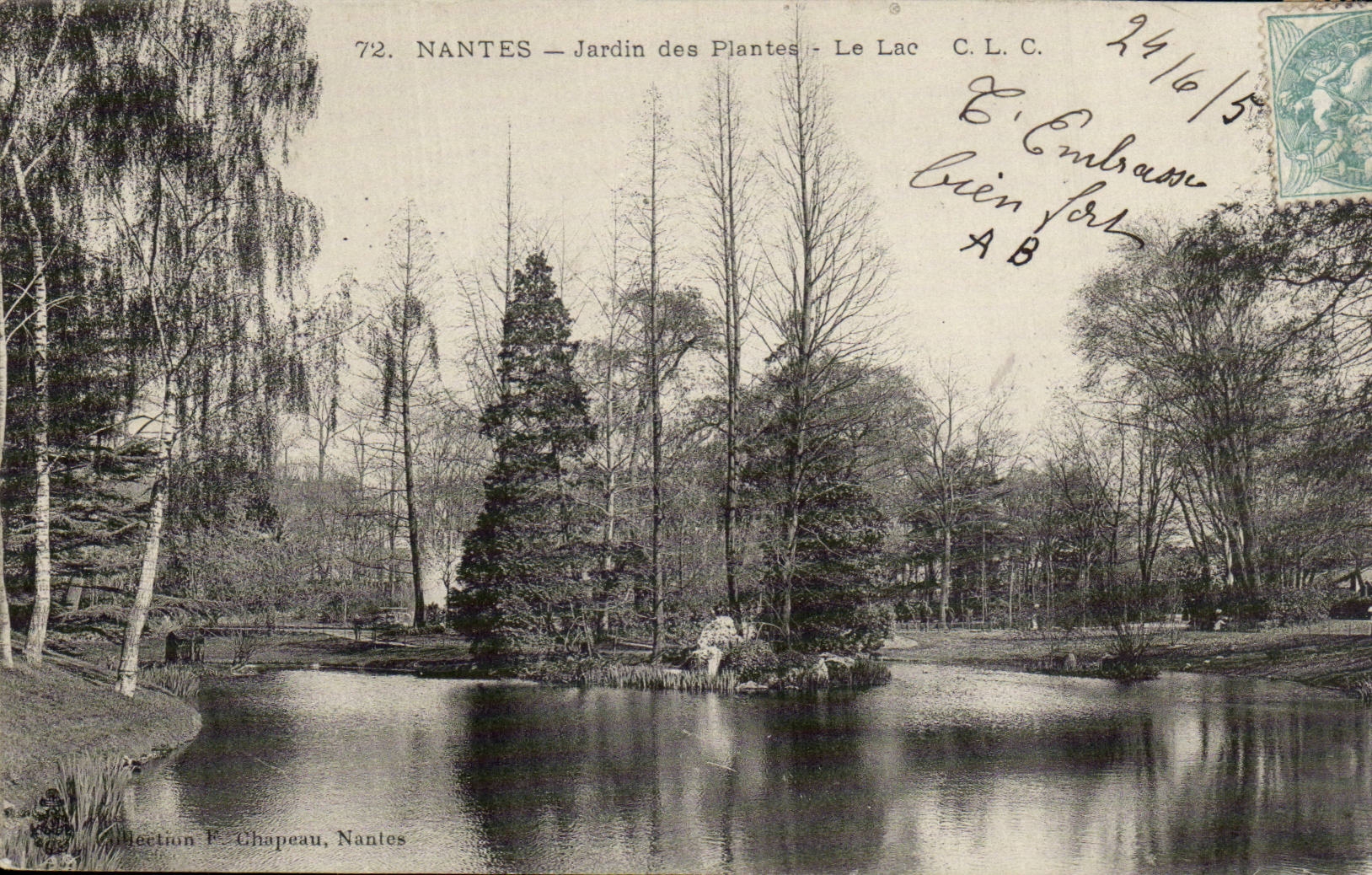 CPA Nantes Jardin des plantes