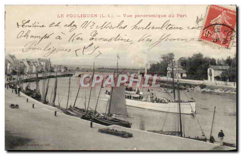 CPA Le Pouliguen Vue panoramique du port