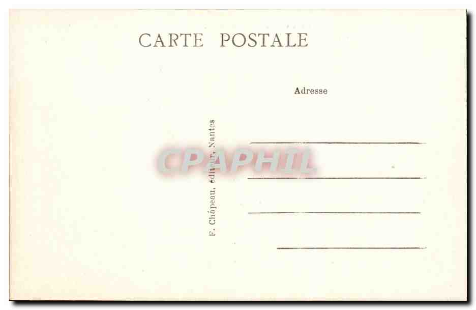 La Baule CPA Remblai Boulevard Darlu — Rückseite