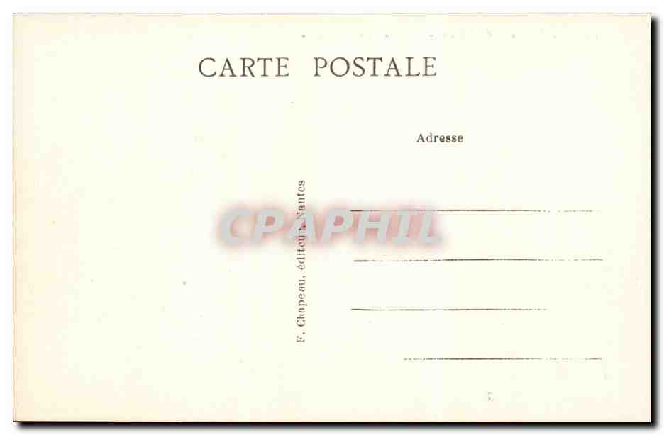 La Baule CPA L'hotel Royal — Rückseite