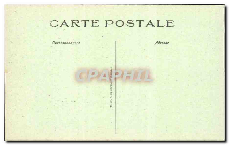 Saint Nazaire CPA Le phare de Villes Martin a maree haute Lighthouse — Rückseite