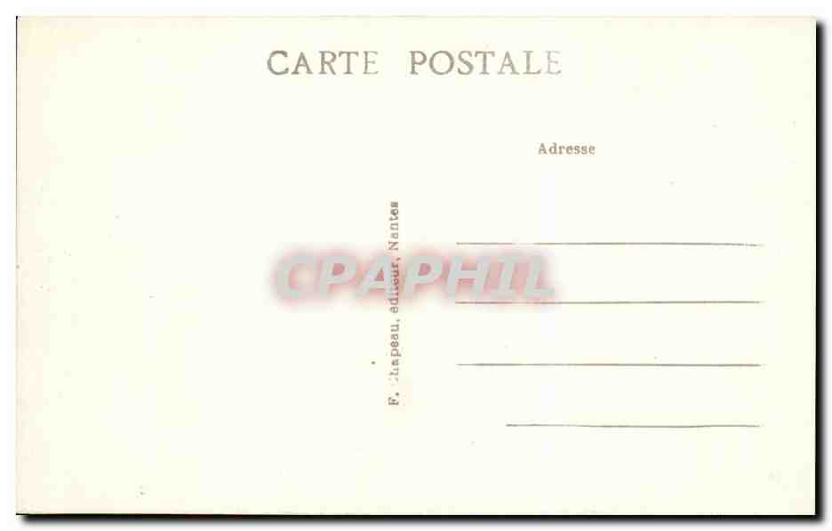 La Bernerie CPA La plage Sainte Anne — Rückseite