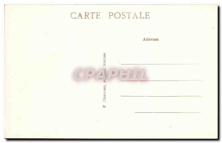 La Bernerie CPA Fond de plage et rochers de la Patorie — Verso