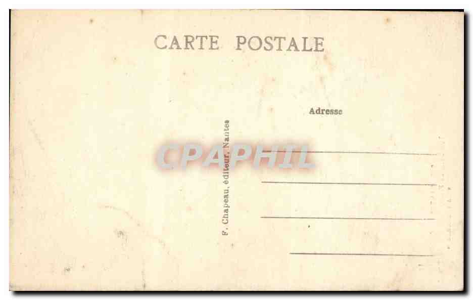 Nantes CPA Cathedrale Tombeau de Francois II Duc de Bretagne La prudence — Verso