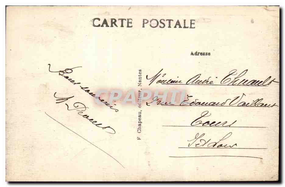 La Baule CPA Vue sur le remblai et la plage — Verso