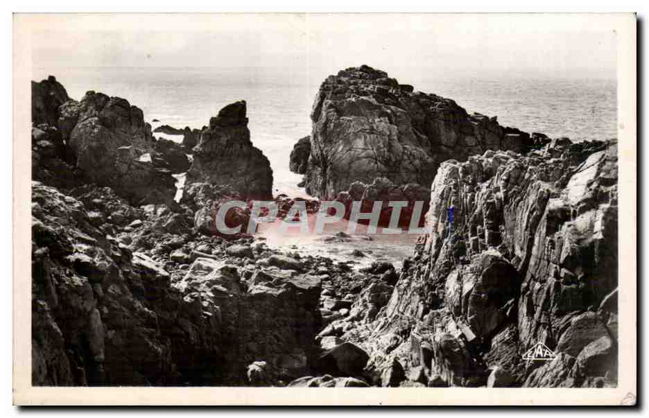 CPSM La grande cote Les rochers sauvages