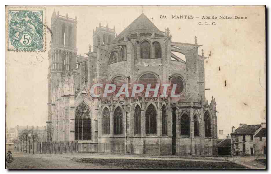 CPA Nantes Abside Notre DAme