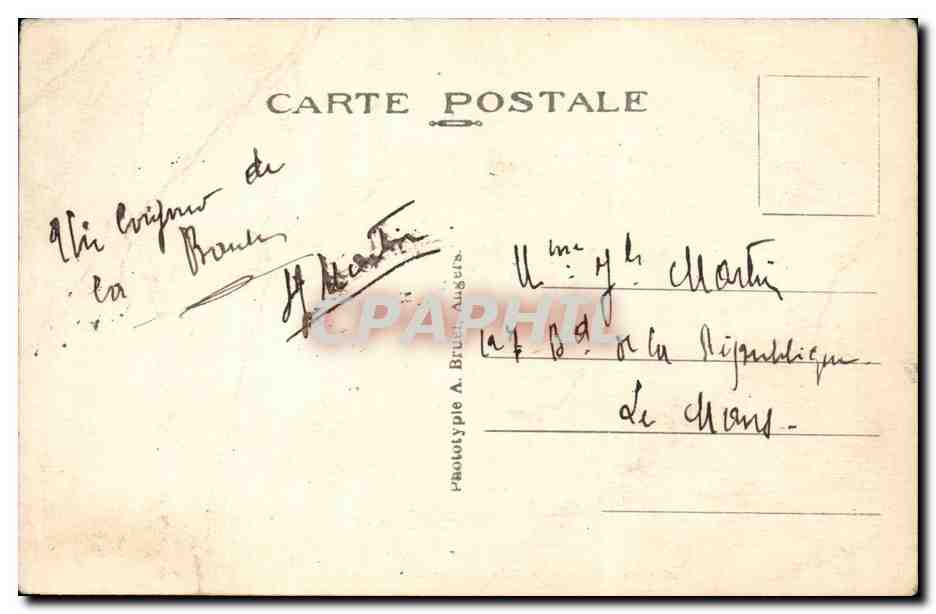 CPA La Baule L'heure du bain — Rückseite