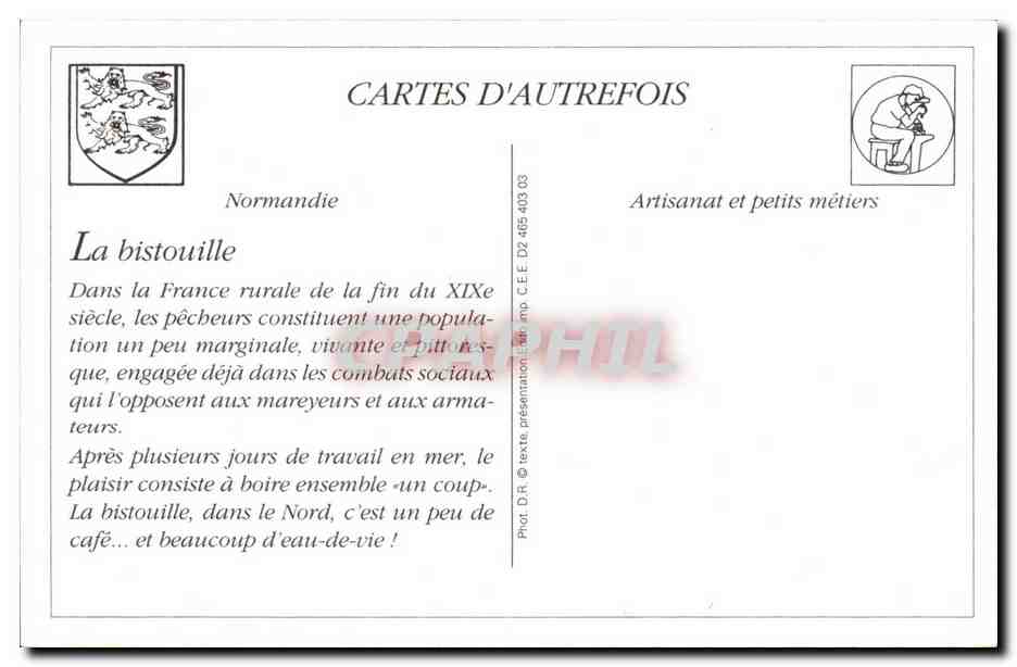 REPRODUCTION Le Treport Qui qui paye la bistouille Marins Peche — Reverso