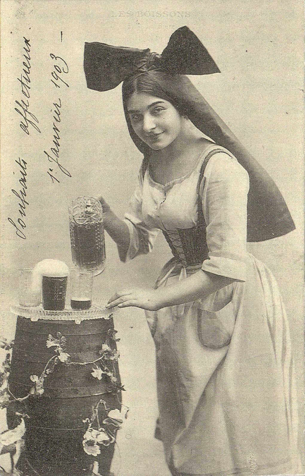 REPRODUCTION Alsace La biere de l'Est Beer Folklore