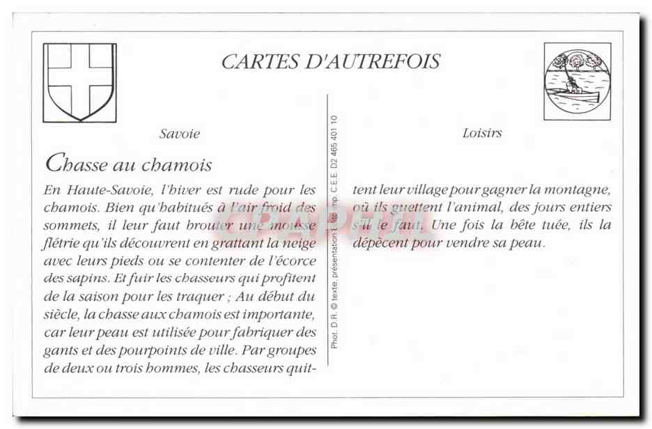 REPRODUCTION Chamonix Mont Blanc Une jolie chasse au chamois Hunting — Reverso
